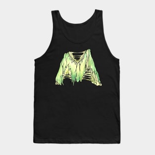 Dramabite Zombie M Letter Initial Typography Text Character Statement Tank Top